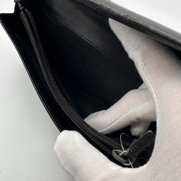 Prada Long Black Saffiano Leather Wallet - Picture 6 of 14